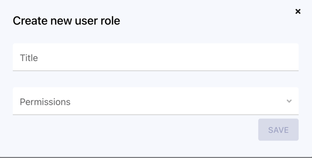 How to add a new role