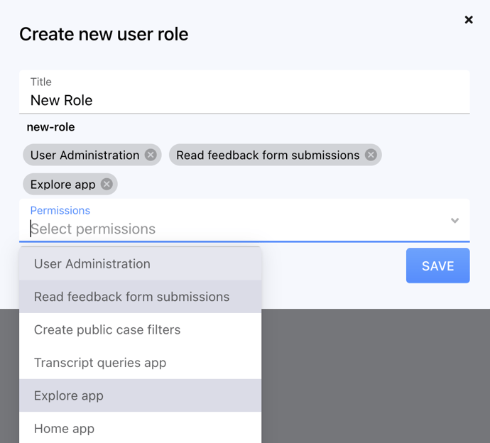 How to add a new role